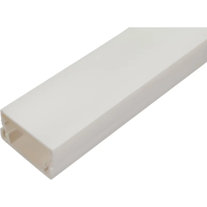 Кабель-канал с крышкой 20x10 белый, 2м Gigant 77001-2GI