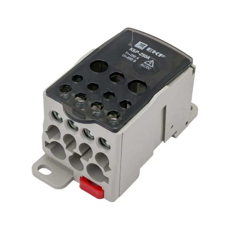 Распределительный блок EKF КБР на DIN-рейку и монтажную панель, 250A, PROxima plc-kbr250