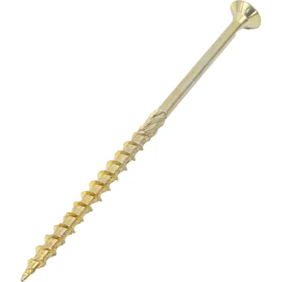 Шуруп конструкционный ЕВРОПАРТНЕР для дерева с фрезой, потай, ж/п Torx 25 5,0x100 + бита (50 шт.) B3 0044
