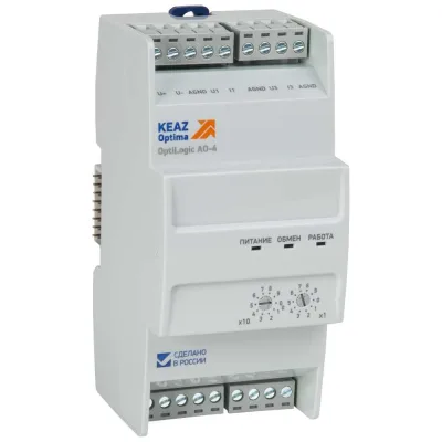 Модуль аналогового вывода КЭАЗ OptiLogic L-AO-4 288028