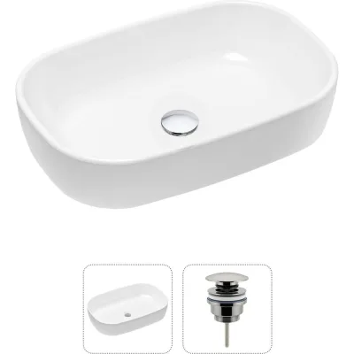 Накладная раковина для ванной Lavinia Boho Bathroom Sink Slim в комплекте 2 в 1 21520799