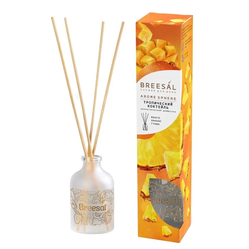 ΠΡΠΎΠΌΠ°Π΄ΠΈΡΡΡΠ·ΠΎΡ Ρ ΠΏΠ°Π»ΠΎΡΠΊΠ°ΠΌΠΈ Breesal AromΠ° Sphere Π’ΡΠΎΠΏΠΈΡΠ΅ΡΠΊΠΈΠΉ ΠΊΠΎΠΊΡΠ΅ΠΉΠ»Ρ 40 ΠΌΠ»