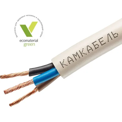 Провод ПВС Камкабель 3x0.75 мм 10 м ГОСТ 231Я930C0000Ъ600010М