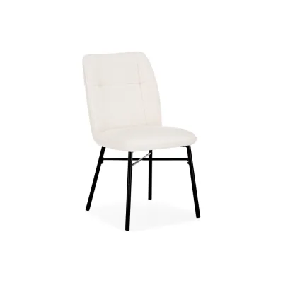 Стул на металлокаркасе Woodville denis beige/black 15656