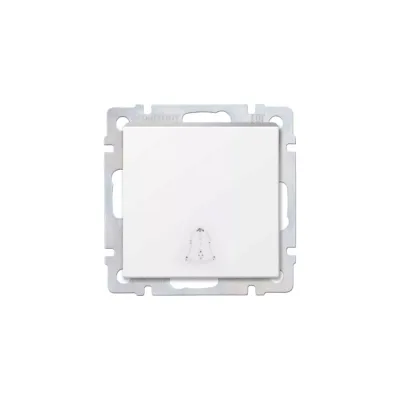 Кнопка звонка Smartbuy Нептун 10А, белая, SBE-05w-10-B1-0