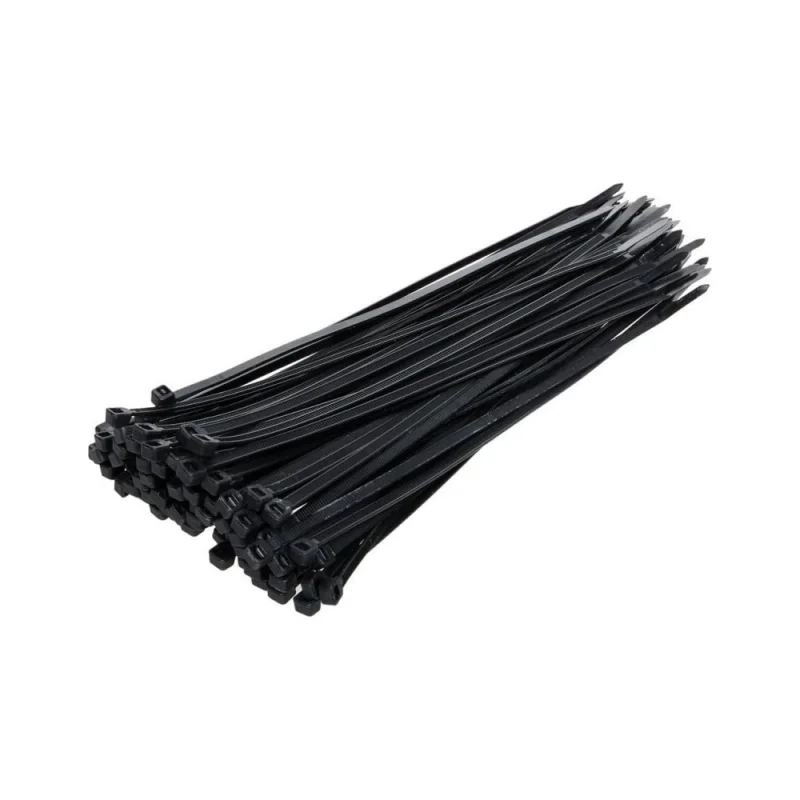 Нейлоновая стяжка-хомут Elematic чёрная, 160x2,6 мм, 100 шт. 5306