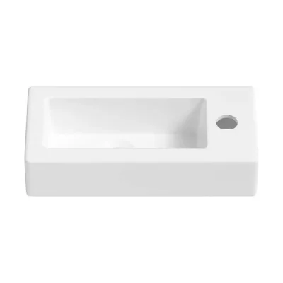 Настенная или накладная раковина Lavinia Boho Bathroom Sink, рукомойник 37х18 см, с отверстием под смеситель 33311015