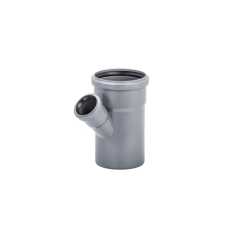 Тройник Lammin d110х50 мм 45° пластиковый для внутренней канализации (Lm35091105045)