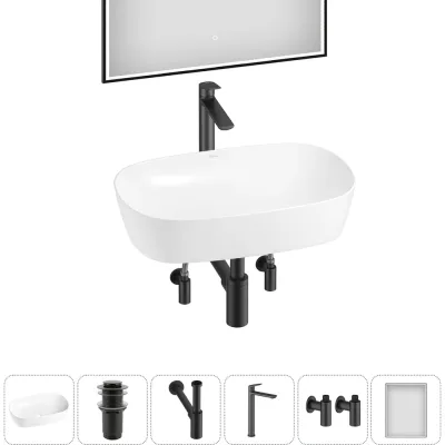 Набор Wellsee 6 в 1 Ground Breaking накладная раковина 50x39 см 20218600R