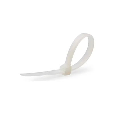 Нейлоновые стяжки Fortisflex КСС 4x100 мм, белый, 100 шт. 89894