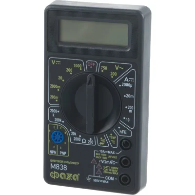 Цифровой мультиметр ФАZА M838 5000452