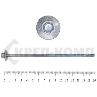 Саморез для сендвич-панелей КРЕП-КОМП 6,3/5,5х160, 50 шт. сспк160мф