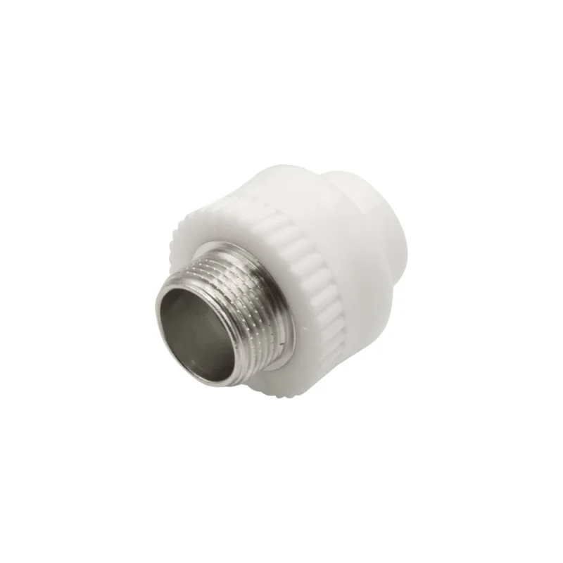 Комбинированная муфта VRT наружная, 20х3/4", EVER plast, белый 538240