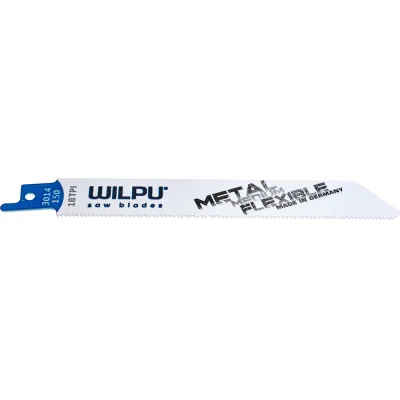 Полотно по металлу 3014/150 Bi-metal (5 шт; 150х19х0.9 мм; 130 мм; 18 TPI) WILPU 1441500005