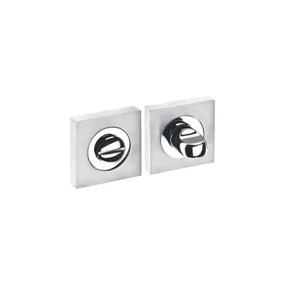 Поворотная кнопка DOORLOCK DL M08/SY SCB/OC матированный/полированный хром, квадратная розетка, A=35-42мм, шток 5/8мм 73587