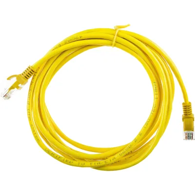 ExeGate Патч-корд UTP-RJ45-RJ45-5e-3M-YL, UTP, cat.5e, 3м, желтый 258677