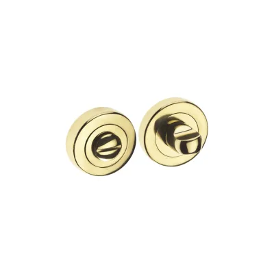 Поворотная кнопка DOORLOCK DL M08/Y OLV-15 полированная латунь A=35-42 мм, шток 5/8 мм 73542