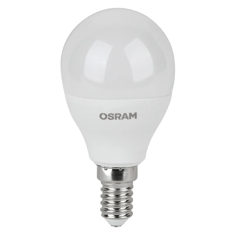 Лампа светодиодная Osram LED Star E14 4000К 9 Вт 806 Лм 170-250 В шар матовая