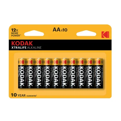 Батарейка Kodak Xtralife АА пальчиковая LR6 1,5 В (10 шт.) (Б0014330)