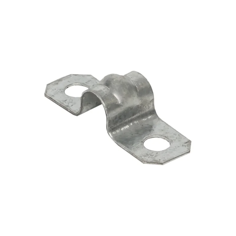 Металлическая двухлапковая скоба EKF d10-11 мм 10 шт. PROxima sm-2-10-11-r