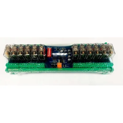 Релейный модуль FOSHAN QINGJUN ELECTRONICS 12 канала, управление по RS485 протокол Modbus-RTU 12-Channel RS485 Relay Module