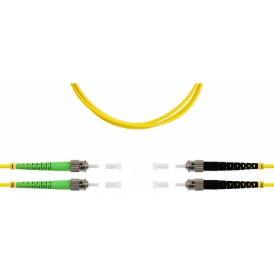 Оптический патч-корд TopLAN дуплексный, ST/APC-ST/UPC, SM 9/125, 150 м, DPC-TOP-652-ST/A-ST/U-150