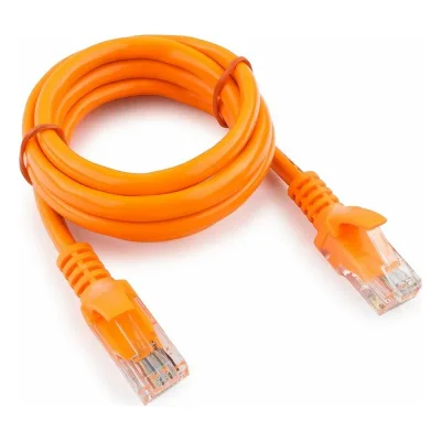Многожильный патч-корд Cablexpert UTP кат. 5e, 1м, литой, оранжевый PP12-1M/O