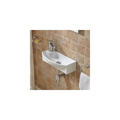 Раковина подвесная Weltwasser WW AISBACH 7946 GL-WT L глянцевая белая, 455x220x130 мм 10000008694