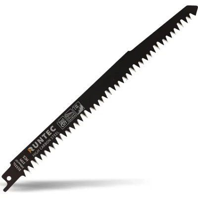 Полотно для сабельной пилы по дереву S 1531 L, HCS, 240 мм, 5 шт RUNTEC RT-S1531L