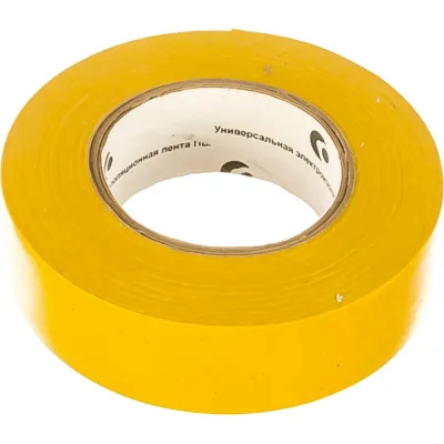 Изоляционная лента ULTIMA ПВХ, цвет желтый 1920yellow