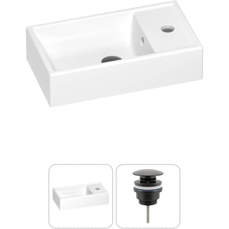 Раковина для ванной Wellsee WC Area в наборе 2 в 1 202011556