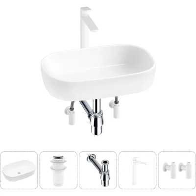 Накладная раковина для ванной Lavinia Boho комнаты Bathroom Sink в наборе 5 в 1 20217406R