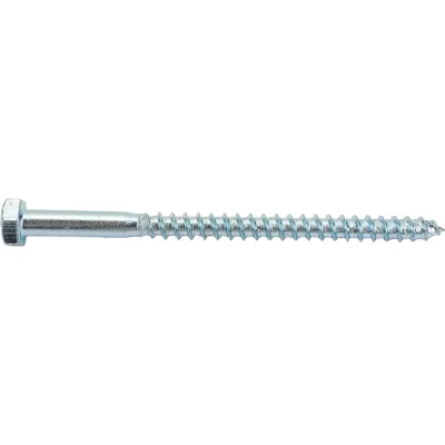 Болт DIN 571 сантехнический оцинкованный 8x120, 2 шт, пакет Zitar 103880