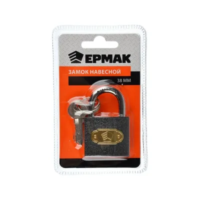 Навесной замок ЕРМАК 38 мм "301" 468-012