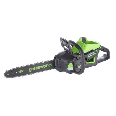 Пила цепная аккумуляторная Greenworks GD60CS25 60 В 16" шаг 3/8" паз 1,3 мм 56 звеньев без АКБ и ЗУ (2008907)