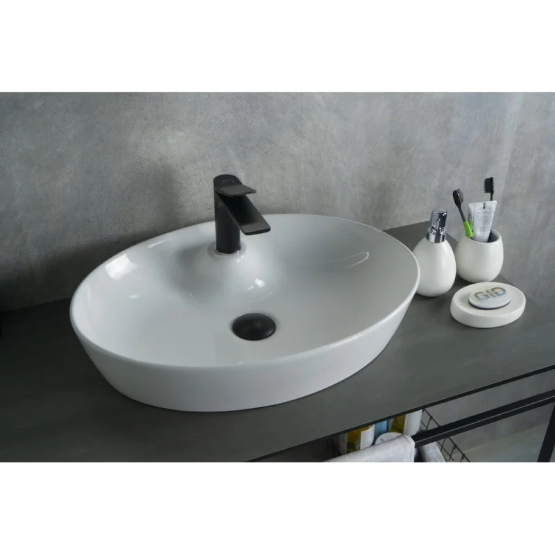 Раковина Gid N9436 накладная белая 55x40x10.5 51150