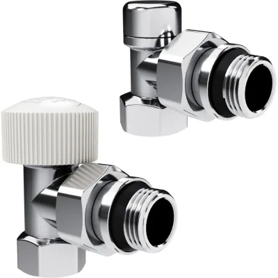 Набор термостатический угловой Royal Thermo Design 1/2М30x1.5, хром НС-1640380