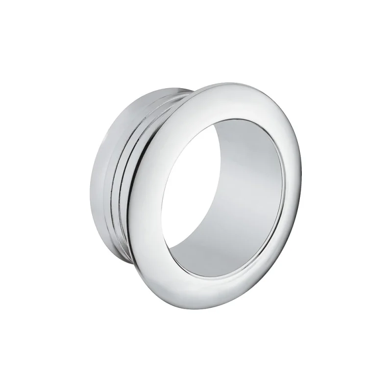 Розетка Hafele Push-Lock Mini, 16 мм, пластик, никелированная 229.09.600