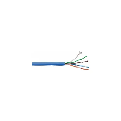 Кабель LANMASTER UTP патч-кордовый, 4 пары, Кат. 5e, LSZH, синий, 305м в кат., LAN-5EUTP-PT-LSZH-BL