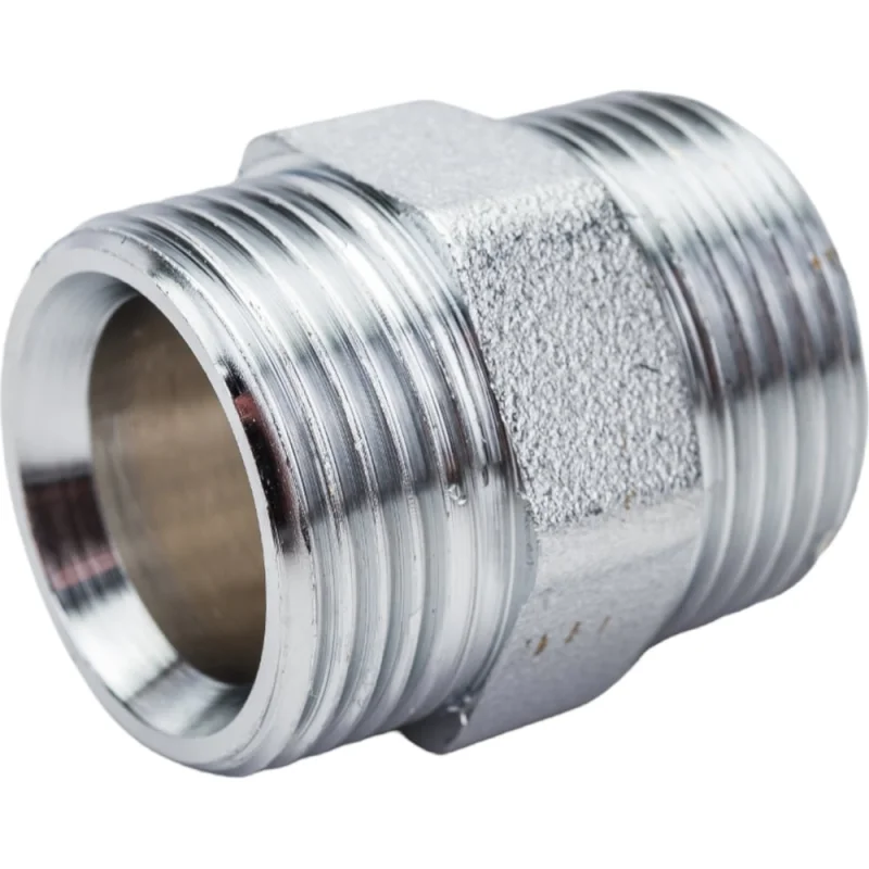 Ниппель FAR хромированный, 3/4"EU х 3/4"EU FC 5800 34