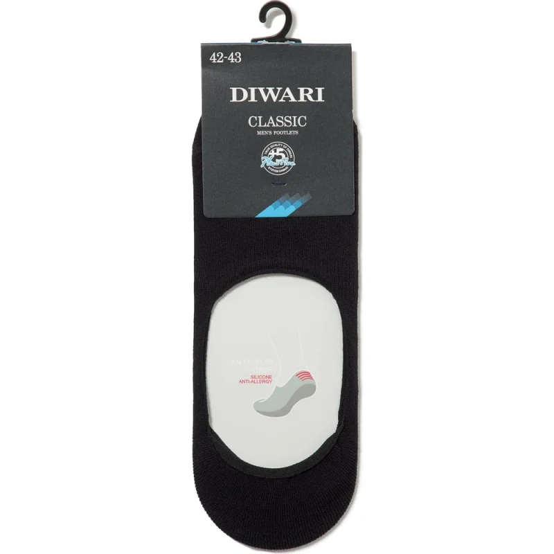 Мужские хлопковые подследники DIWARI CLASSIC 16С-17СП, р.27, 000 черный 1001350010020012000