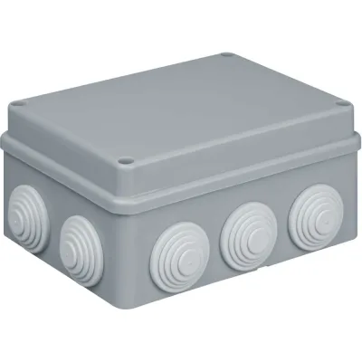 Распаечная коробка Navigator 93 408 nss-db-150-110-70-10-gr открытого монтажа 93408