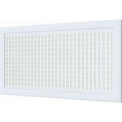 Декоративный экран для радиаторов и батарей Cosca Decor Модерн 600x1200 мм, дуб серый, сусанна, с рамкой СПБ072580