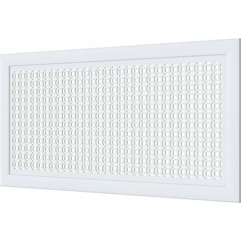 Декоративный экран для радиаторов и батарей Cosca Decor Модерн 600x1200 мм, дуб серый, сусанна, с рамкой СПБ072580