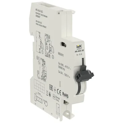 Контакт сигнальный IEK Armat AR-AUX-SC 240-415 В 1НО+1НЗ (AR-AUX-SC-240-415)