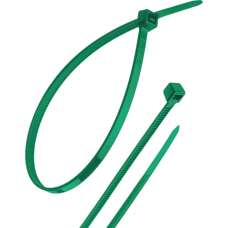 Нейлоновые хомуты TDM ELECTRIC 3,6х200 мм, зеленый, 25 штук SQ0515-0349