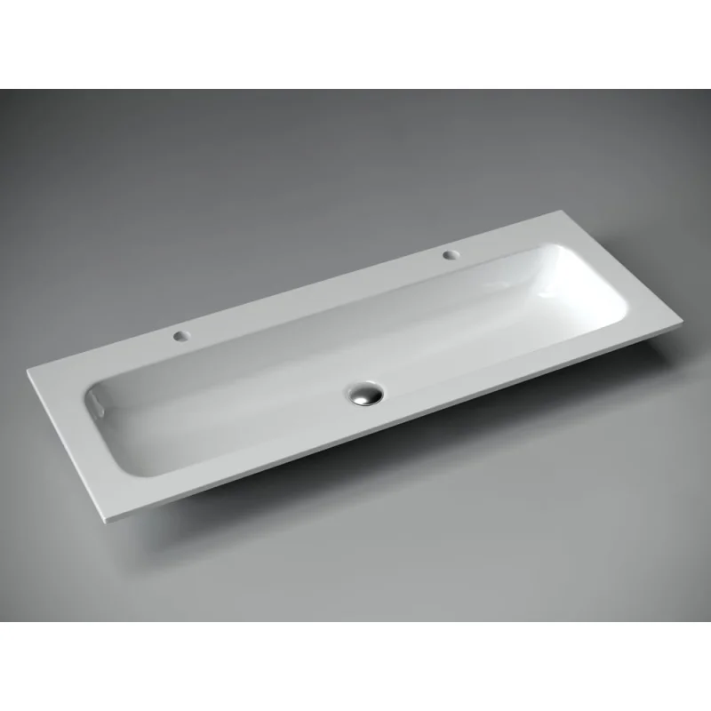Накладной прямоугольный умывальник Ceramicanova Element 1210х457х137 мм CN7016
