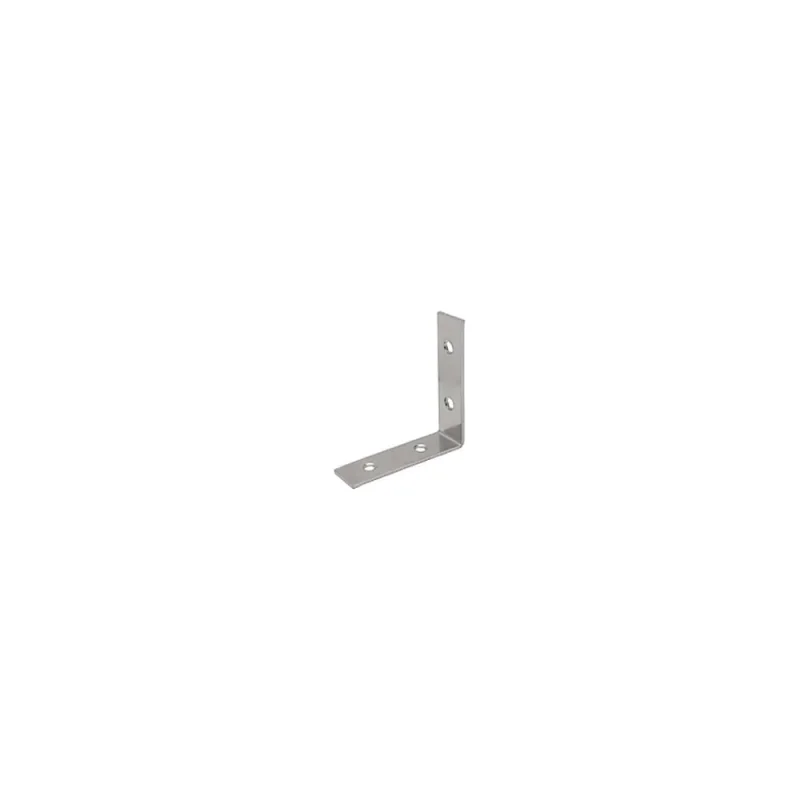 Мебельный уголок ЦКИ 80x80x18, 4 отверстия, цинк, 5 шт. 3447