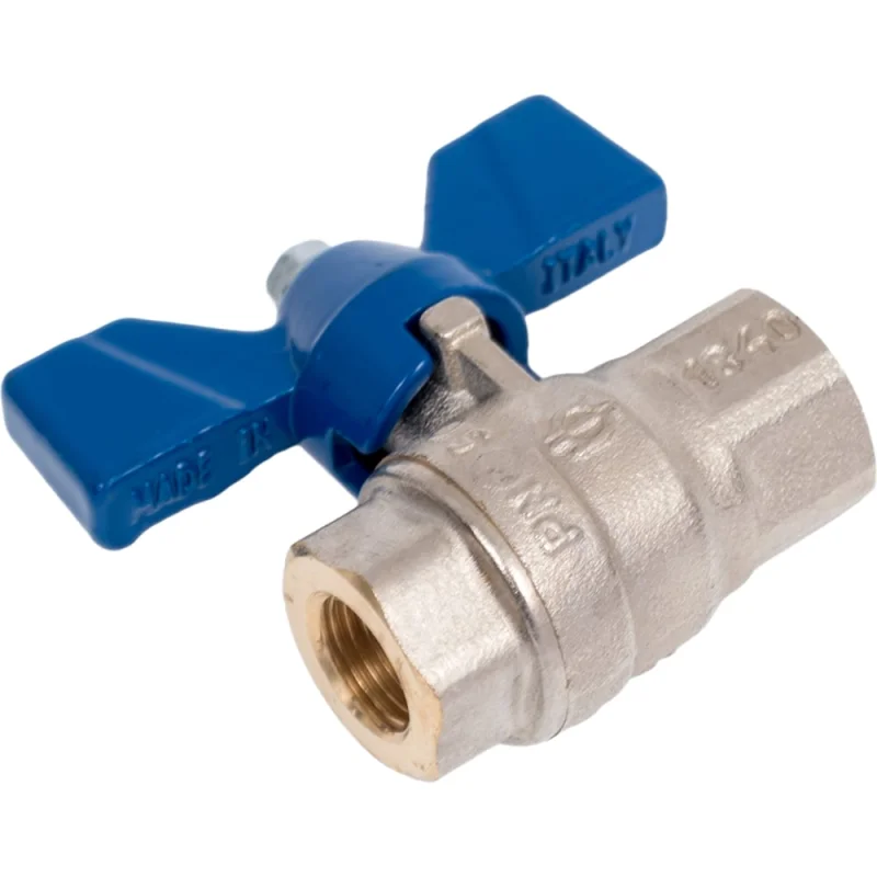 Кран шаровой FIV 1/4" г/г, бабочка 80001015