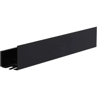 Полка Aquanet Магнум Н 700x120x100, с крючками, черный матовый, 341534 00341534